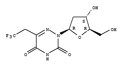 2-(2-deoxy-beta-D-erythro-pentofuranosyl)-6-(2,2,2-trifluoroethyl)-1,2,4-triazine-3,5(2H,4H)-dione