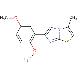 Imidazo[2,1-b]thiazole, 6-(2,5-dimethoxyphenyl)-3-methyl-