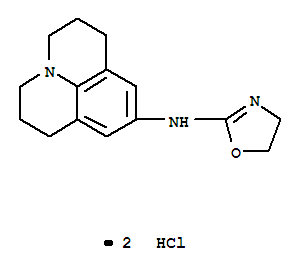 N-(4,5-dihydro-1,3-oxazol-2-yl)-2,3,6,7-tetrahydro-1H,5H-pyrido[3,2,1-ij]quinolin-9-amine dihydrochloride