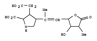 3-Pyrrolidineaceticacid,2-carboxy-4-[1-methyl-2-(tetrahydro-3-hydroxy-4-methyl-5-oxo-2-furanyl)ethenyl]-,[2S-[2a,3b,4b[Z(2R*,3R*,4S*)]]]-