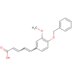 2,4-Pentadienoic acid, 5-[3-methoxy-4-(phenylmethoxy)phenyl]-