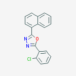2-(2-chlorophenyl)-5-(naphthalen-1-yl)-1,3,4-oxadiazole