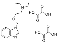 BENZIMIDAZOLE, 1-((2-(DIETHYLAMINO)ETHOXY)METHYL)-, DIOXALATE