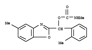 (5-methyl-1,3-benzoxazol-2-yl)(2-methylphenyl)methyl methylcarbamate