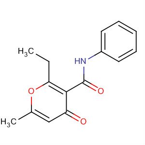 4H-Pyran-3-carboxamide, 2-ethyl-6-methyl-4-oxo-N-phenyl-