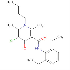 3-Pyridinecarboxamide,1-butyl-5-chloro-N-(2,6-diethylphenyl)-1,4-dihydro-2,6-dimethyl-4-oxo-