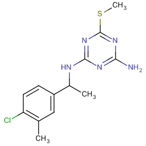 1,3,5-Triazine-2,4-diamine,N-[1-(4-chloro-3-methylphenyl)ethyl]-6-(methylthio)-