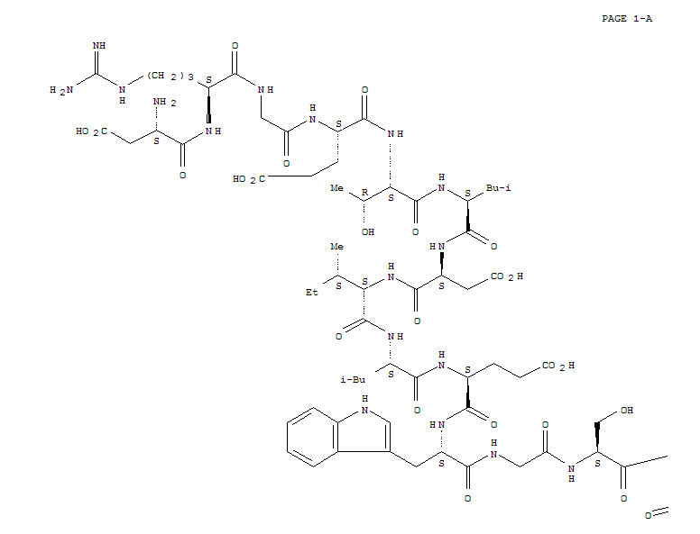 L-Arginine,L-a-aspartyl-L-arginylglycyl-L-a-glutamyl-L-threonyl-L-leucyl-L-a-aspartyl-L-isoleucyl-L-leucyl-L-a-glutamyl-L-tryptophylglycyl-L-seryl-L-prolyl-L-histidyl-L-alanyl-L-alanyl-L-alanyl-L-prolyl-