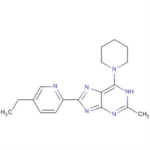 1H-Purine, 8-(5-ethyl-2-pyridinyl)-2-methyl-6-(1-piperidinyl)-