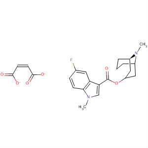 1H-Indole-3-carboxylic acid, 5-fluoro-1-methyl-,9-methyl-9-azabicyclo[3.3.1]non-3-yl ester, endo-, (Z)-2-butenedioate(1:1)