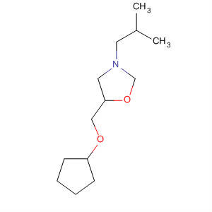 Oxazolidine, 5-[(cyclopentyloxy)methyl]-3-(2-methylpropyl)-
