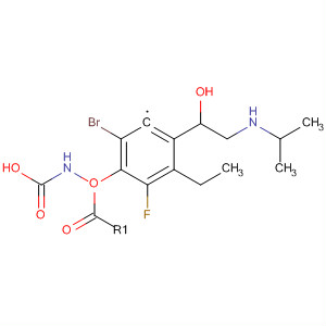 Carbamic acid,[2-bromo-6-fluoro-4-[1-hydroxy-2-[(1-methylethyl)amino]ethyl]phenyl]-,ethyl ester