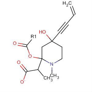 4-Piperidinol, 4-(3-buten-1-ynyl)-1-methyl-, propanoate (ester)
