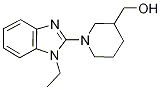 1-(1-ETHYL-1H-BENZIMIDAZOL-2-YL)-3-PIPERIDINEMETHANOL