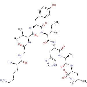 L-Leucinamide, L-lysylglycyl-L-valyl-L-tyrosyl-L-isoleucyl-L-histidyl-L-alanyl-