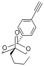 2,6,7-Trioxabicyclo(2.2.2)octane, 4-butyl-1-(4-ethynylphenyl)-