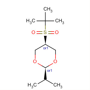 1,3-Dioxane, 5-[(1,1-dimethylethyl)sulfonyl]-2-(1-methylethyl)-, cis-