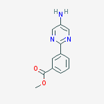 methyl 3-(5-aminopyrimidin-2-yl)benzoate