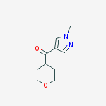 (1-methyl-1H-pyrazol-4-yl)(tetrahydro-2H-pyran-4-yl)methanone