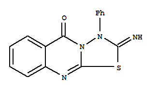 (2Z)-2-imino-3-phenyl-2,3-dihydro-5H-[1,3,4]thiadiazolo[2,3-b]quinazolin-5-one