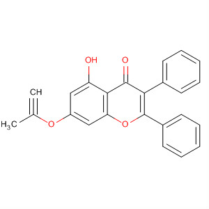 4H-1-Benzopyran-4-one, 5-hydroxy-2,3-diphenyl-7-(2-propynyloxy)-
