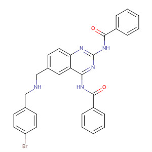 Benzamide,N,N'-[6-[[(4-bromophenyl)methylamino]methyl]-2,4-quinazolinediyl]bis-