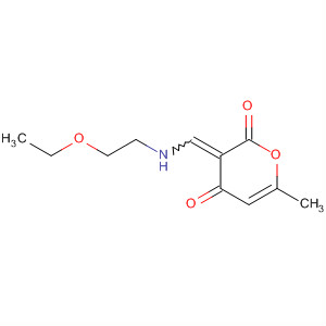 2H-Pyran-2,4(3H)-dione, 3-[[(2-ethoxyethyl)amino]methylene]-6-methyl-
