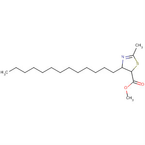 5-Thiazolecarboxylic acid, 4,5-dihydro-2-methyl-4-tridecyl-, methyl ester