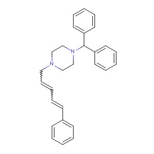 Piperazine, 1-(diphenylmethyl)-4-(5-phenyl-2,4-pentadienyl)-