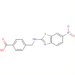 Benzoic acid, 4-[[(6-nitro-2-benzothiazolyl)amino]methyl]-