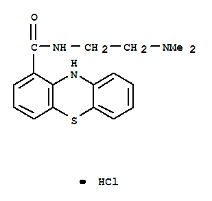 N-[2-(dimethylamino)ethyl]-10H-phenothiazine-1-carboxamide hydrochloride (1:1)