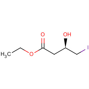 Butanoic acid, 3-hydroxy-4-iodo-, ethyl ester, (R)-