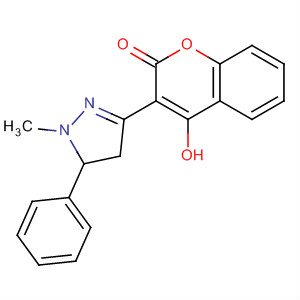 2H-1-Benzopyran-2-one,3-(4,5-dihydro-1-methyl-5-phenyl-1H-pyrazol-3-yl)-4-hydroxy-