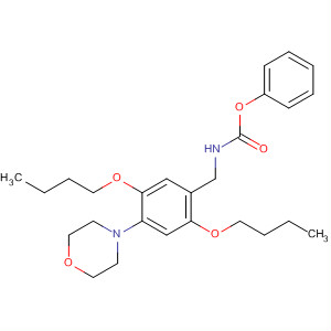 Carbamic acid, [2,5-dibutoxy-4-(4-morpholinyl)phenyl]methyl-, phenylester