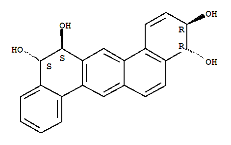 Dibenz[a,h]anthracene-3,4,12,13-tetrol,3,4,12,13-tetrahydro-, (3a,4b,12b,13a)- (9CI)