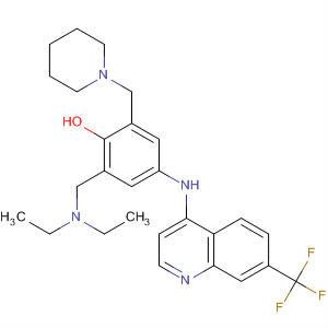 Phenol,2-[(diethylamino)methyl]-6-(1-piperidinylmethyl)-4-[[7-(trifluoromethyl)-4-quinolinyl]amino]-