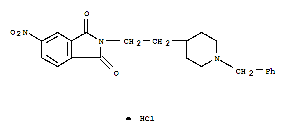 2-[2-(1-benzylpiperidin-4-yl)ethyl]-5-nitro-1H-isoindole-1,3(2H)-dione hydrochloride