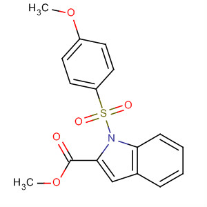 1H-Indole-2-carboxylic acid, 1-[(4-methoxyphenyl)sulfonyl]-, methyl ester