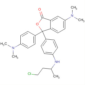 1(3H)-Isobenzofuranone,3-[4-[(2-chloroethyl)ethylamino]phenyl]-6-(dimethylamino)-3-[4-(dimethylamino)phenyl]-