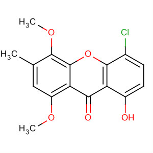 9H-Xanthen-9-one, 5-chloro-8-hydroxy-1,4-dimethoxy-3-methyl-