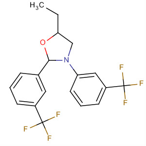 Oxazolidine, 5-ethyl-2,3-bis[3-(trifluoromethyl)phenyl]-