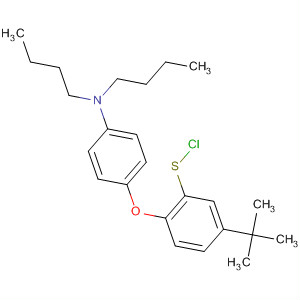 Benzenesulfenyl chloride,2-[4-(dibutylamino)phenoxy]-5-(1,1-dimethylethyl)-