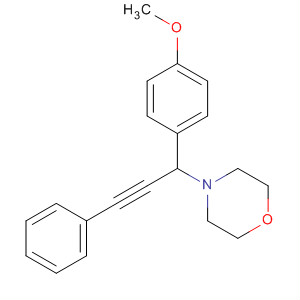 Morpholine, 4-[1-(4-methoxyphenyl)-3-phenyl-2-propynyl]-