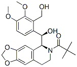 1,3-Dioxolo[4,5-g]isoquinoline-5-methanol, 6-(2,2-dimethyl-1-oxopropyl )-5,6,7,8-tetrahydro-alpha-[2-(hydroxymethyl)-3,4-dimethoxyphenyl]-, ( R*,S*)-(+/-)-