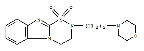 2-(3-morpholin-4-ylpropyl)-3,4-dihydro-2H-[1,2,5]thiadiazino[5,6-a]benzimidazole 1,1-dioxide