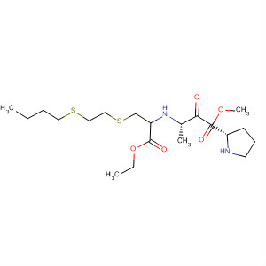 L-Proline,1-[N-[1-[[[2-(butylthio)ethyl]thio]methyl]-2-ethoxy-2-oxoethyl]-L-alanyl]-,methyl ester, (R)-