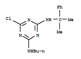 N-butyl-6-chloro-N'-(2-phenylpropan-2-yl)-1,3,5-triazine-2,4-diamine