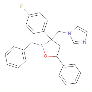Isoxazolidine,3-(4-fluorophenyl)-3-(1H-imidazol-1-ylmethyl)-5-phenyl-2-(phenylmethyl)-