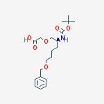 (S)-2-(6-(benzyloxy)-2-(tert-butoxycarbonylamino)hexyloxy)acetic acid