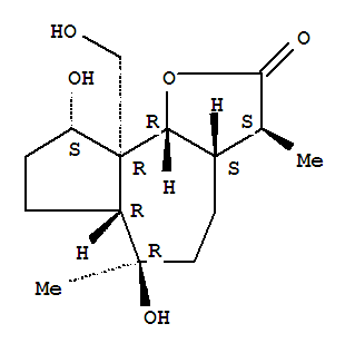 Azuleno[4,5-b]furan-2(3H)-one,decahydro-6,9-dihydroxy-9a-(hydroxymethyl)-3,6-dimethyl-, [3S-(3a,3aa,6a,6aa,9b,9ab,9ba)]-